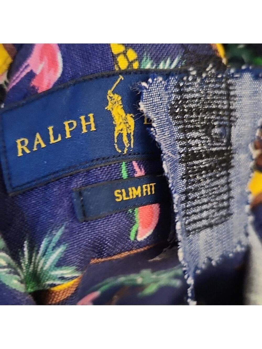 Polo Ralph Lauren Flamingo Short Sleeve Button Up Shirt (M Size S P Slim Fit) - Picture 5 of 10
